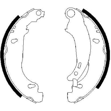 0 986 487 568 Bremsbackensatz