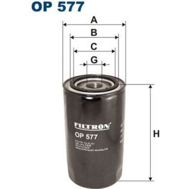 OP 577 Hydraulikfilter, Automatikgetriebe