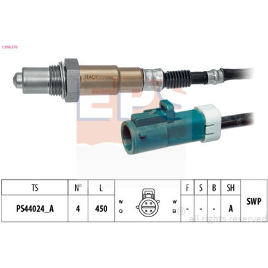 EPS Lambdasonde 1.998.270 Made in Italy - OE Equivalent