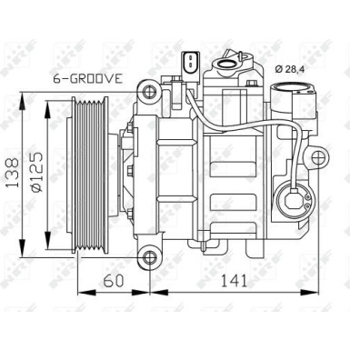 Kompressor, Klimaanlage EASY FIT 32512