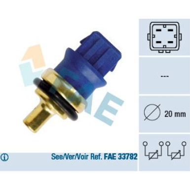 FAE Sensor, Kühlmitteltemperatur 33780