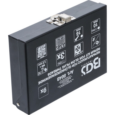 BGS Reparatursatz für Glühkerzengewinde | M9 x 1,0 | 8648