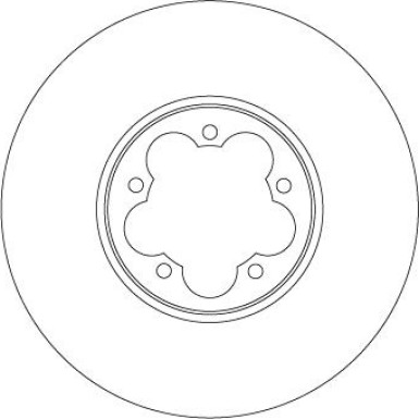 Bremsscheibe TRW SINGLE DF6921S