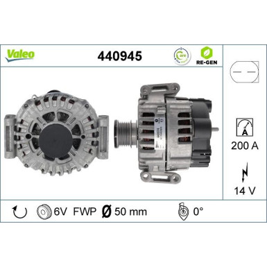 VALEO Generator 200249 VALEO RE-GEN AT