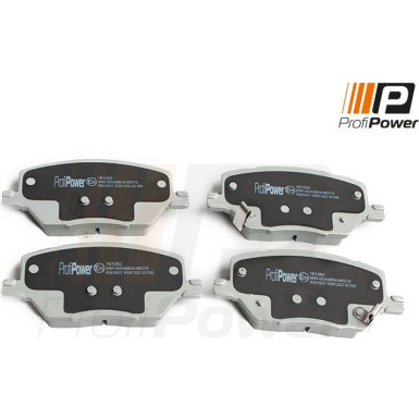 PROFIPOWER Bremsbelagsatz, Scheibenbremse 1B1282