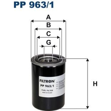 FILTRON Kraftstofffilter | PP 963/1