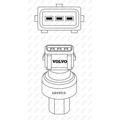 NRF Druckschalter, Klimaanlage 38934 EASY FIT