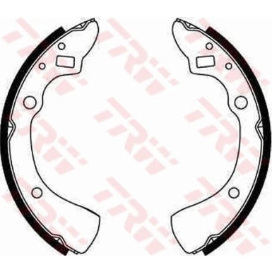 83 461 005 Bremsbacken | MAZDA 323 80 | GS8125