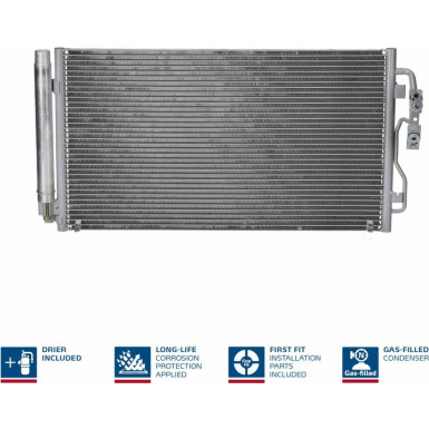 Kondensator PKW BMW 1 F20-F21 (11-) 114 D FIRST FIT 940236