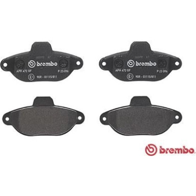 BREMBO Bremsklötze VA | FIAT Panda, Punto 93-12 | P 23 096
