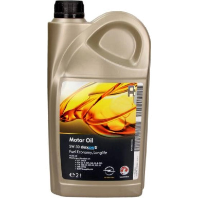Original GM Genuine Opel 5W-30 Dexos2 Motoröl 2 Liter | GM122