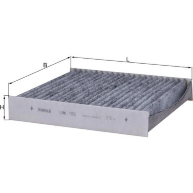 MAHLE Filter, Innenraumluft LAK 155