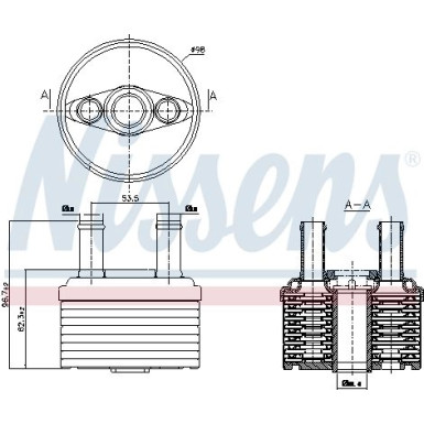 Ölkühler PKW | AUDI A3/S3 03- 1.6I16V | 90664