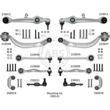 219902 Reparatursatz, Querlenker SMARTKIT