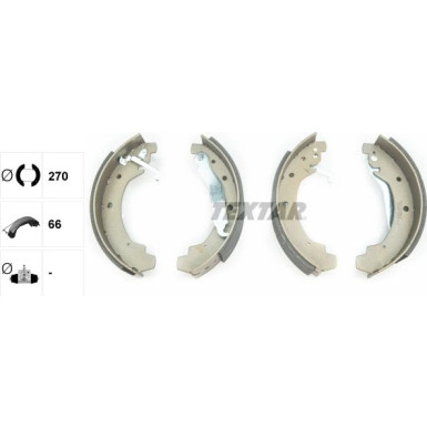 91028900 Bremsbackensatz 91028900 Bremsbackensatz