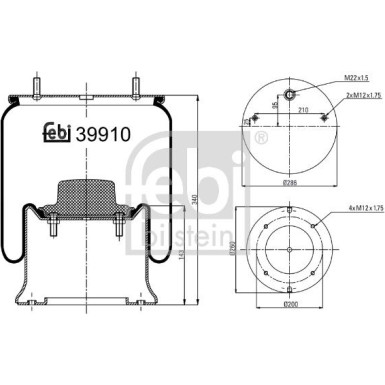 FEBI BILSTEIN Luftfeder