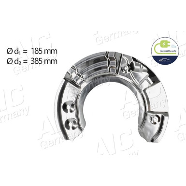 BREMSANKERBLECH V L VERZINKT D:385MM | BMW 5,6,7 09-18 | 57529