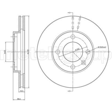 CIFAM Bremsscheibe 800-170
