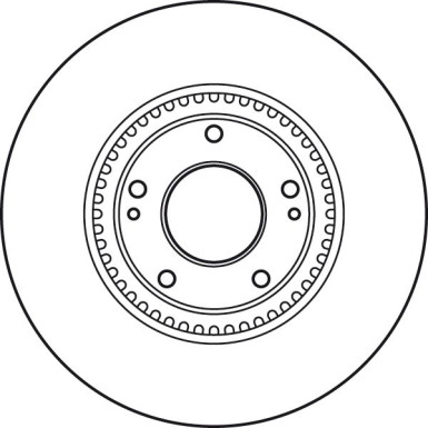 Bremsscheibe Hyundai P. I30 TRW SINGLE DF4957S