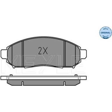 Bremsbelagsatz Nissan P. Navara 2.5Dci 05- Mit Sensor | 025 242 2716/W