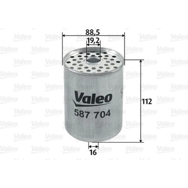 VALEO Kraftstofffilter | 587704