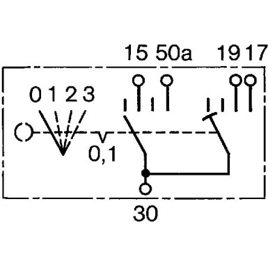 0 342 315 001 Schalter, Vorglühen 0 342 315 001 Schalter, Vorglühen