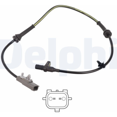 DELPHI Sensor, Raddrehzahl DELPHI Sensor, Raddrehzahl