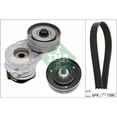 INA Keilrippenriemensatz 529 0345 10