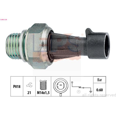 Íldruckschalter Made in Italy - OE Equivalent 1.800.129