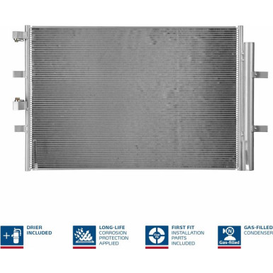 Kondensator PKW FORD TRANSIT CUSTOM 12- 2.2 TDCI FIRST FIT 940330