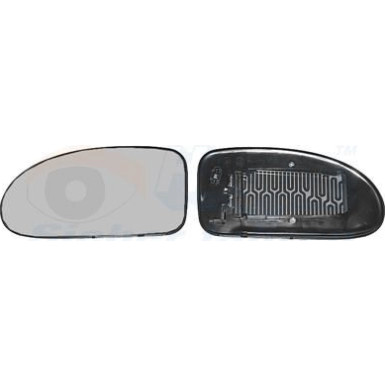 VAN WEZEL Spiegelglas, Außenspiegel