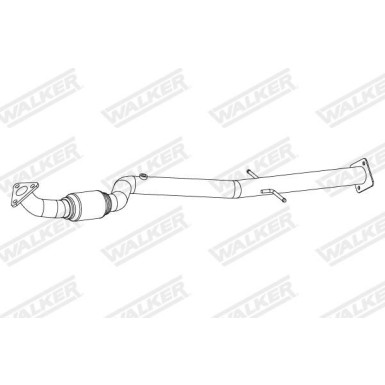 64 / ABGASROHR OPEL Astra 09 10911