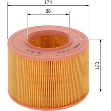 Luftfilter | RENAULT 19 | 1457429841