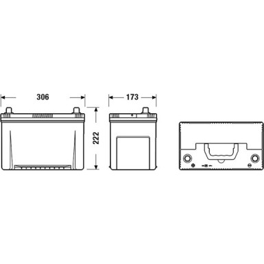 EXIDE Starterbatterie | EA955