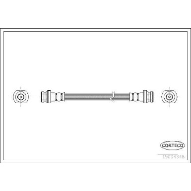 CORTECO Bremsschlauch CORTECO Bremsschlauch