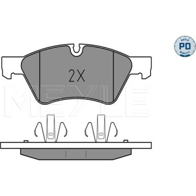 Bremsbelagsatz Db P. W164 Ml280-500 05- /X164 Gl | 025 239 2221/PD