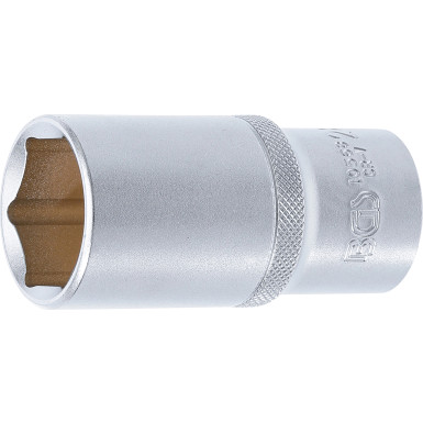 BGS Steckschlüssel-Einsatz Sechskant, tief | Antrieb Innenvierkant 12,5 mm (1/2"""") | SW 28 mm | 10568