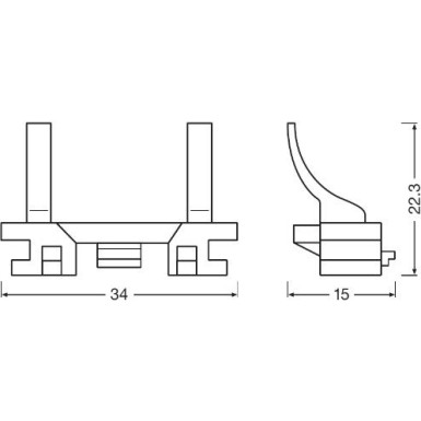 64210DA04 Lampenfassung, Hauptscheinwerfer LEDriving® ADAPTER