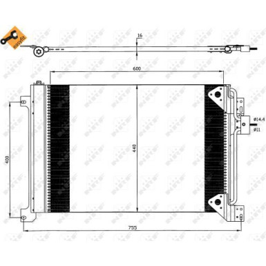 NRF Klimaanlagenkühler 35625 EASY FIT
