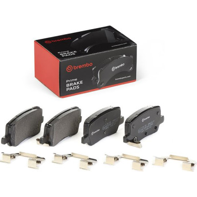 BREMBO Bremsbelagsatz, Scheibenbremse P 09 032 PRIME LINE