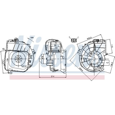 Innenraumgebläse | Opel Corsa C 00 | 87084