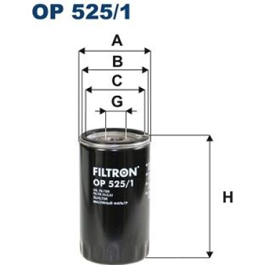 FILTRON Ölfilter | OP 525/1