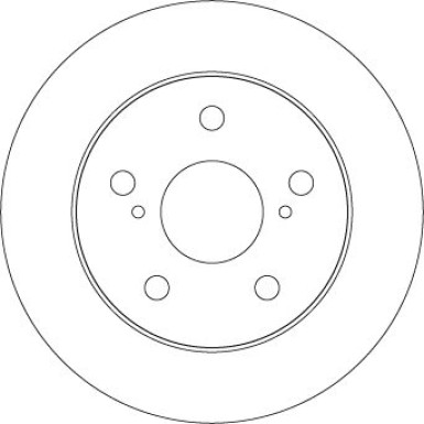Bremsscheibe Toyota T. Auris | DF4811