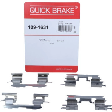 391-1631 Montagesatz f.Bremsklötze | TOYOTA Prius 00 | 109-1631