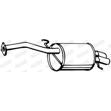 WALKER Endschalldämpfer 16490