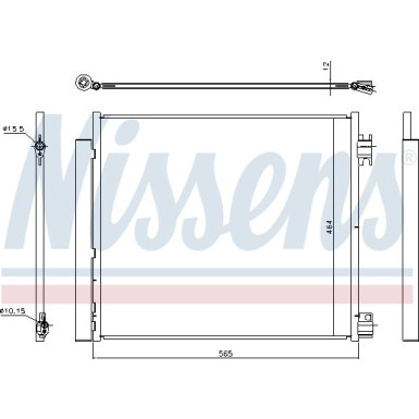 Kondensator PKW Nissan Qashqai (J11) (13-) FIRST FIT 940546
