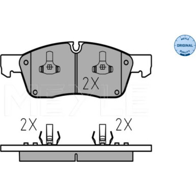 Bremsbelagsatz Db P. W166/X166 11 | 252519021