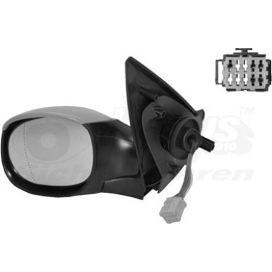 Außenspiegel Peugeot 206CC grundiert OE 8153LA HAGUS 4028817