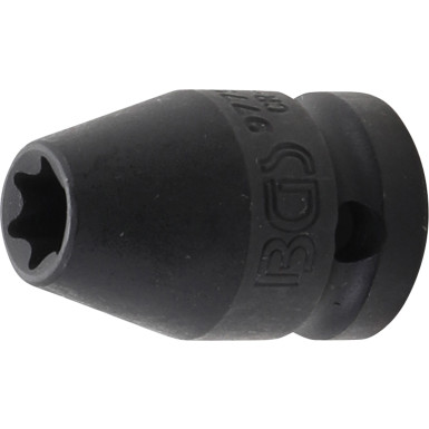 BGS Kraft-Steckschlüssel-Einsatz E-Profil | Antrieb Innenvierkant 12,5 mm (1/2"""") | SW E12 | 9779-12