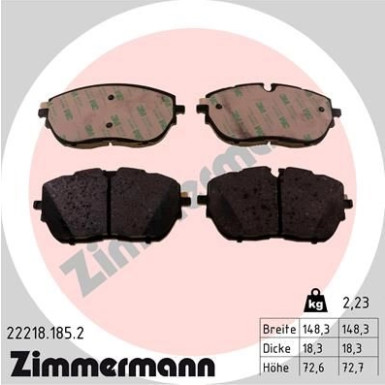 ZIMMERMANN Bremsbeläge